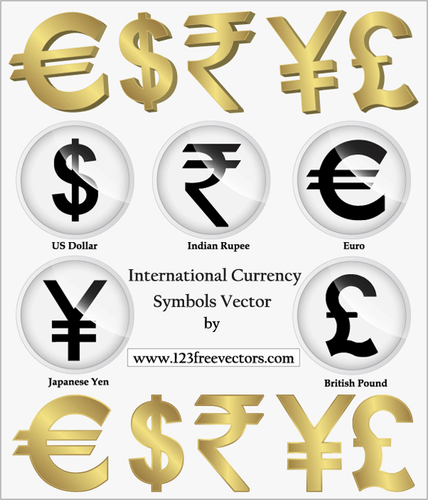 Internasjonale valutasymboler
