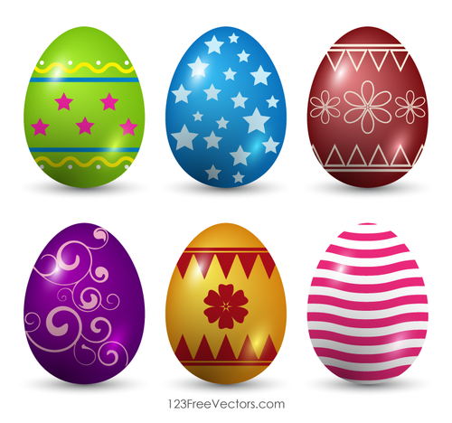Bir ÅŸekilde dekore edilmiÅŸ Paskalya yumurtalarÄ±