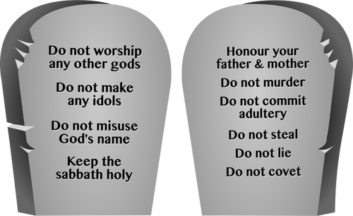 Ten Commandments image