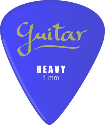 Guitar pick vector graphics