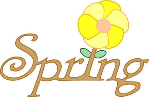 English word for spring