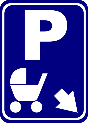Tegn "parkering for vogner"
