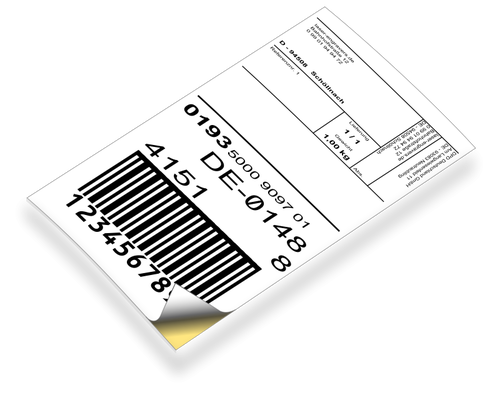Barcode Label vettoriale