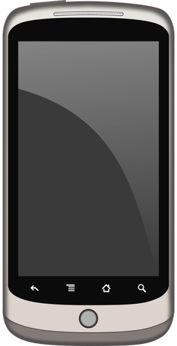Immagine vettoriale di telefono touchscreen