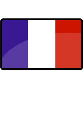 Vlajka Francie vektorovÃ© grafiky