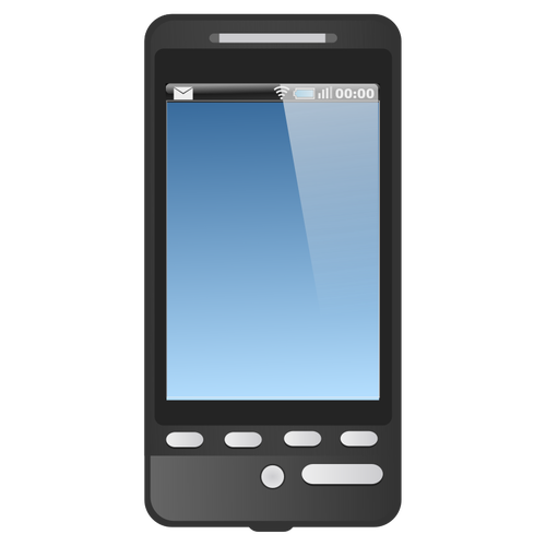 GSM berÃ¸ring skjermen telefon vektor image