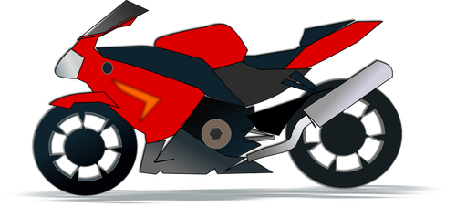 Imagen vectorial de moto