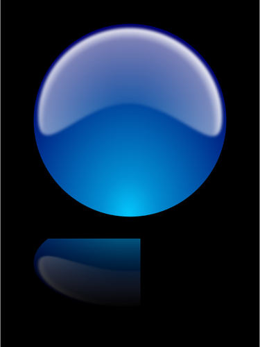 Immagine vettoriale sfera lucida