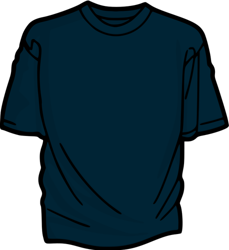Donkere Bluetooth-shirt vector tekening