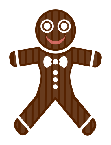 Gingerbread man vector afbeelding