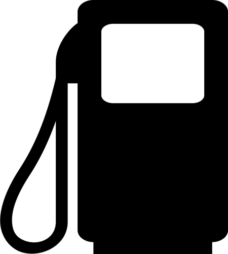 Imagine vectorialÄƒ de pictograme pentru pompa de benzina