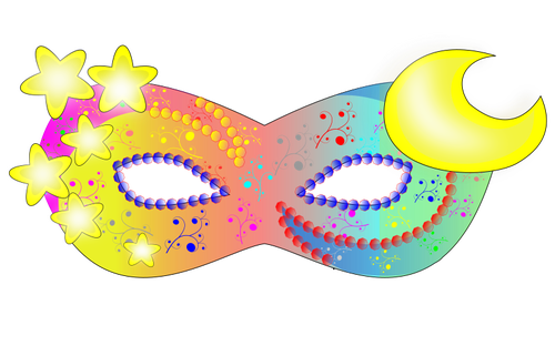 Girly carnaval masker