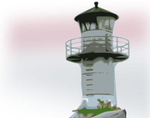 Farbe-Vektor-ClipArt-Grafik eines Leuchtturms