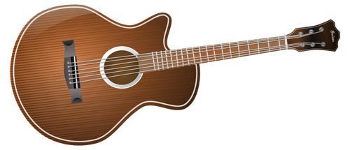 Guitarra acÃºstica vector clip-art