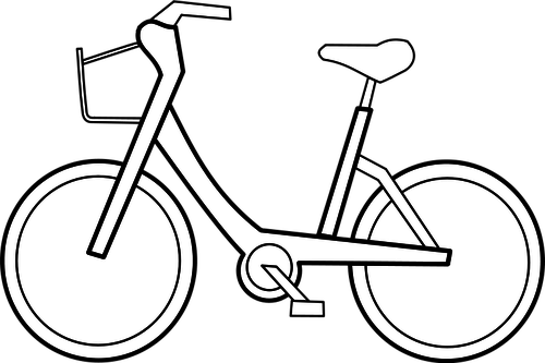 Bicycle vector outline