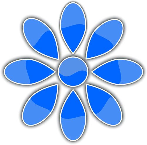 Blomma ikon vektorbild