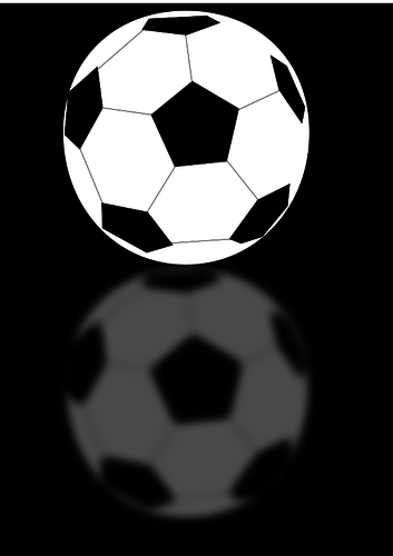 Imagem vetorial de uma bola de futebol
