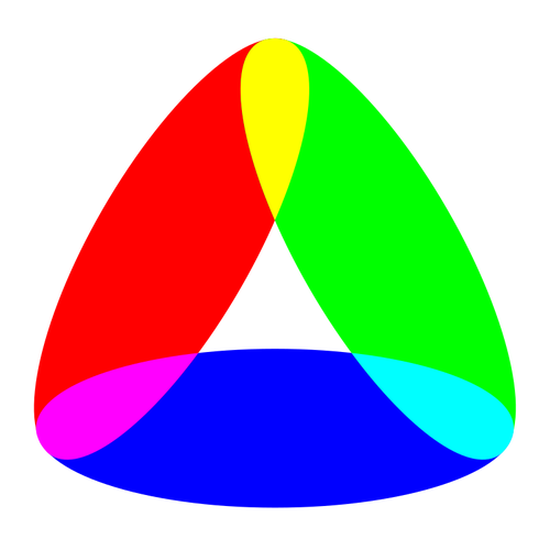 Triunghi in mai multe culori