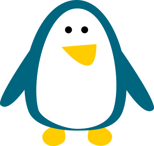 Imagen vectorial de pingÃ¼ino