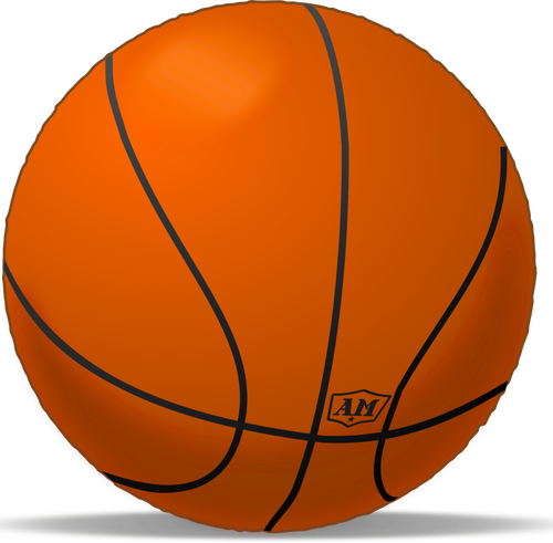 Baloncesto deporte juego prediseÃ±adas de vector de bola