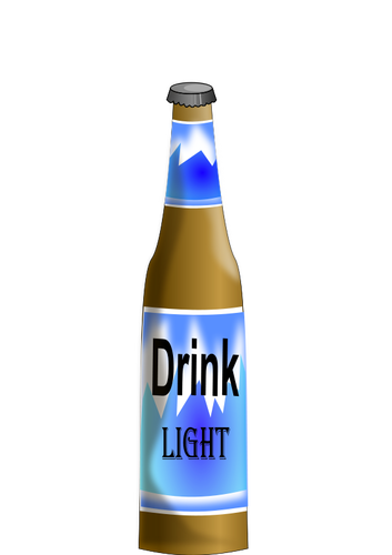 Bottiglia di ClipArt vettoriali di birra