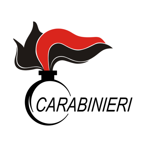 Ilustracja wektorowa logo karabinierÃ³w