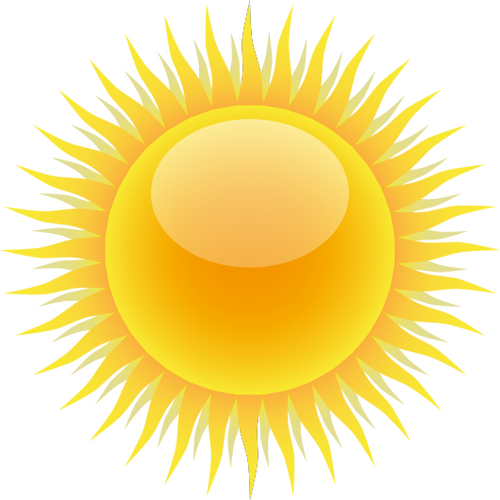Vector de la imagen del sol