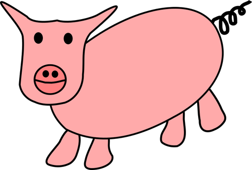 Caricatura de porco