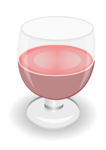 RÃ¸d vin glass i vektorgrafikk