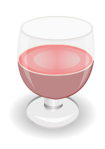 RÃ¸d vin glass i vektorgrafikk