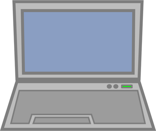 Illustrazione vettoriale di laptop computer icona