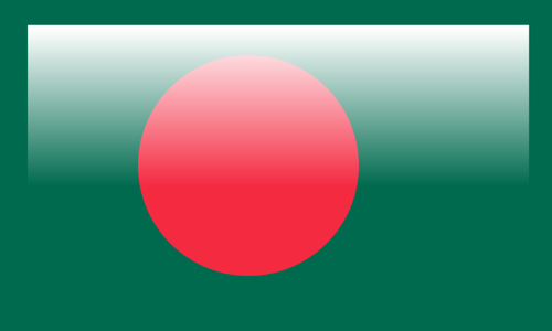 IlustraÃ§Ã£o do vetor bandeira de Bangladesh