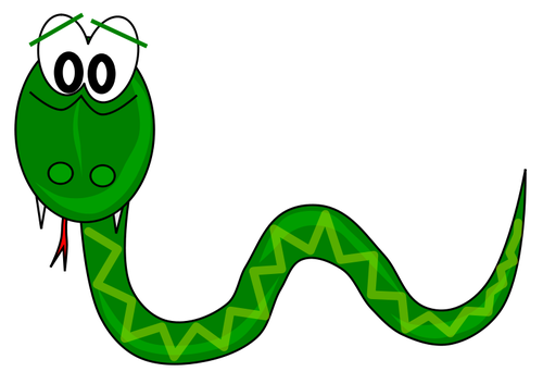 Gambar vektor ular berbisa
