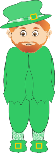 Vector image of St Patrick