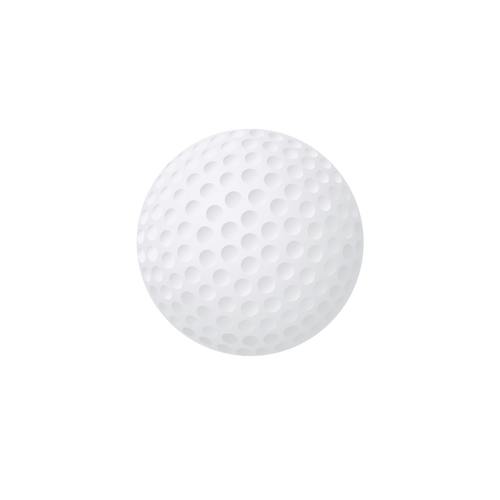 Golf ball vektor image