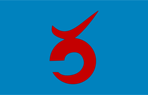 Flaga Rokugo, Akita