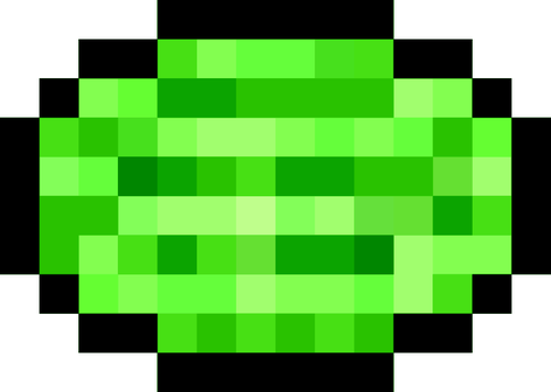 Pixel watermeloen