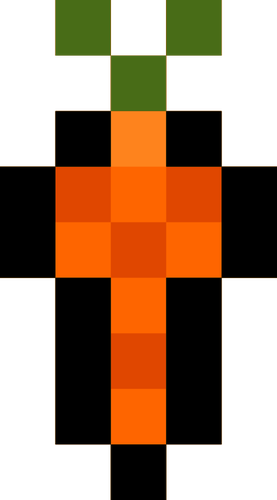 Pixel gulrot