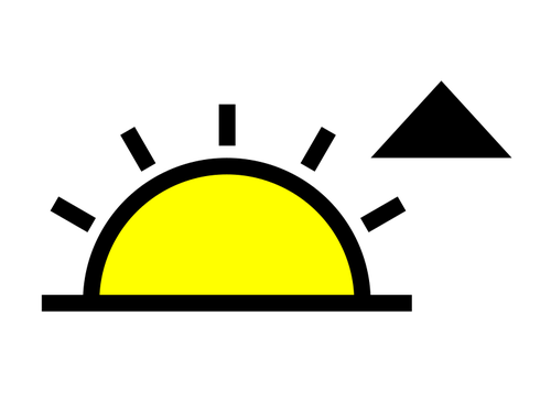 Simbol matahari terbit