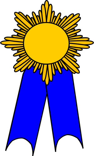 Clipart vetorial de medalha de prÃªmio
