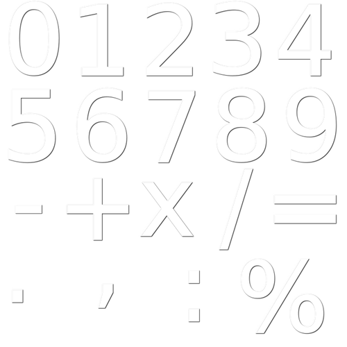 Numeri con operazioni aritmetiche