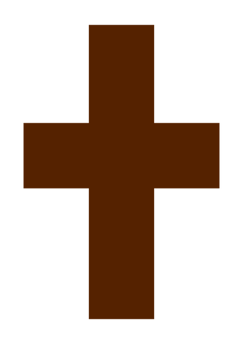 Brown katolska kors