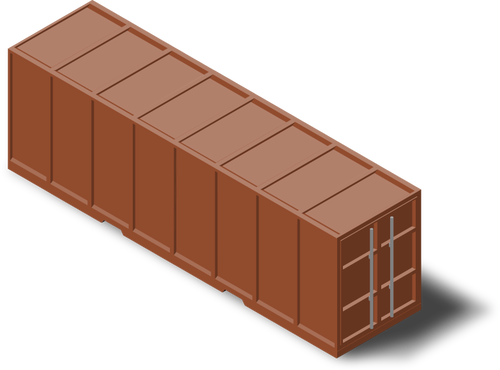 Imagine de container de transport maritim