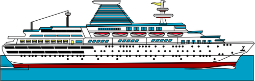 Yacht illustrasjon