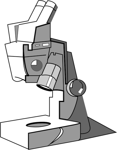 Mikroskopet grÃ¥ ikon