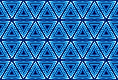 Nahtlose Muster in blaue Dreiecke
