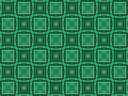 Background pattern in green sqaures