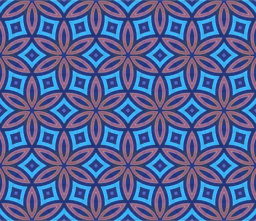 Background pattern in geometrical shapes