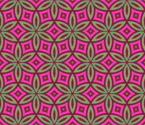 Modello geometrico rosa e verde