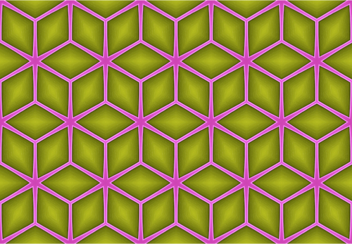 Green pattern with pink stripes